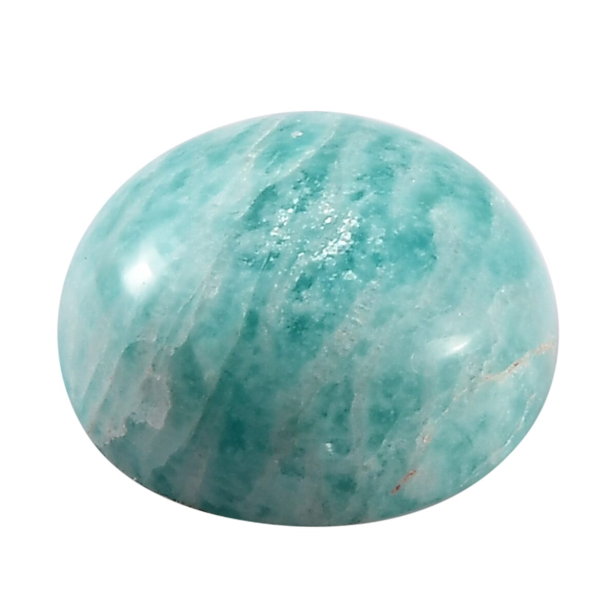 Amazonite (Rnd 15 mm) 10.05 ctw | Loose Gem | Loose Gemstones | Loose Stones | Jewelry Stones image number 1