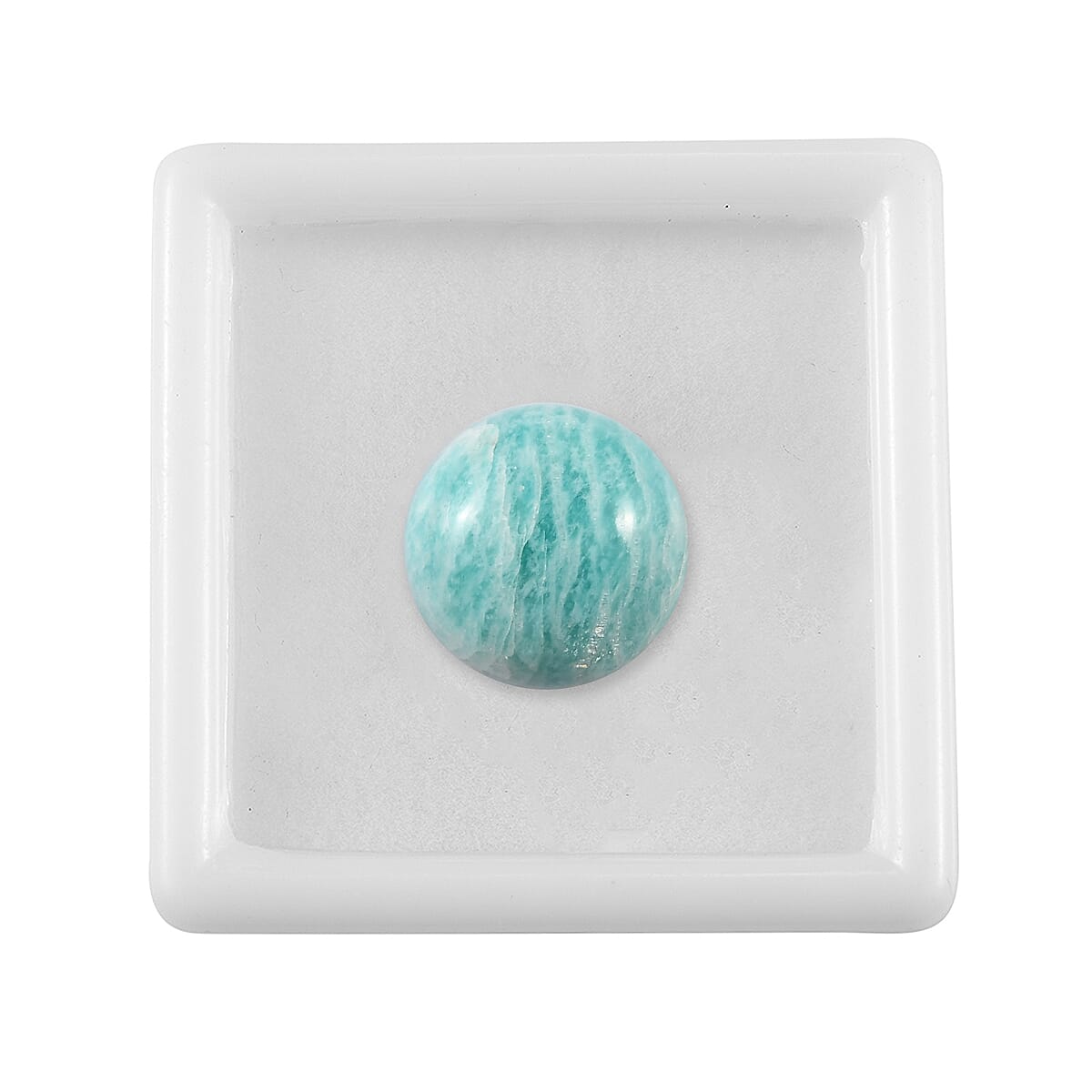 Amazonite (Rnd 15 mm) 10.05 ctw | Loose Gem | Loose Gemstones | Loose Stones | Jewelry Stones image number 2