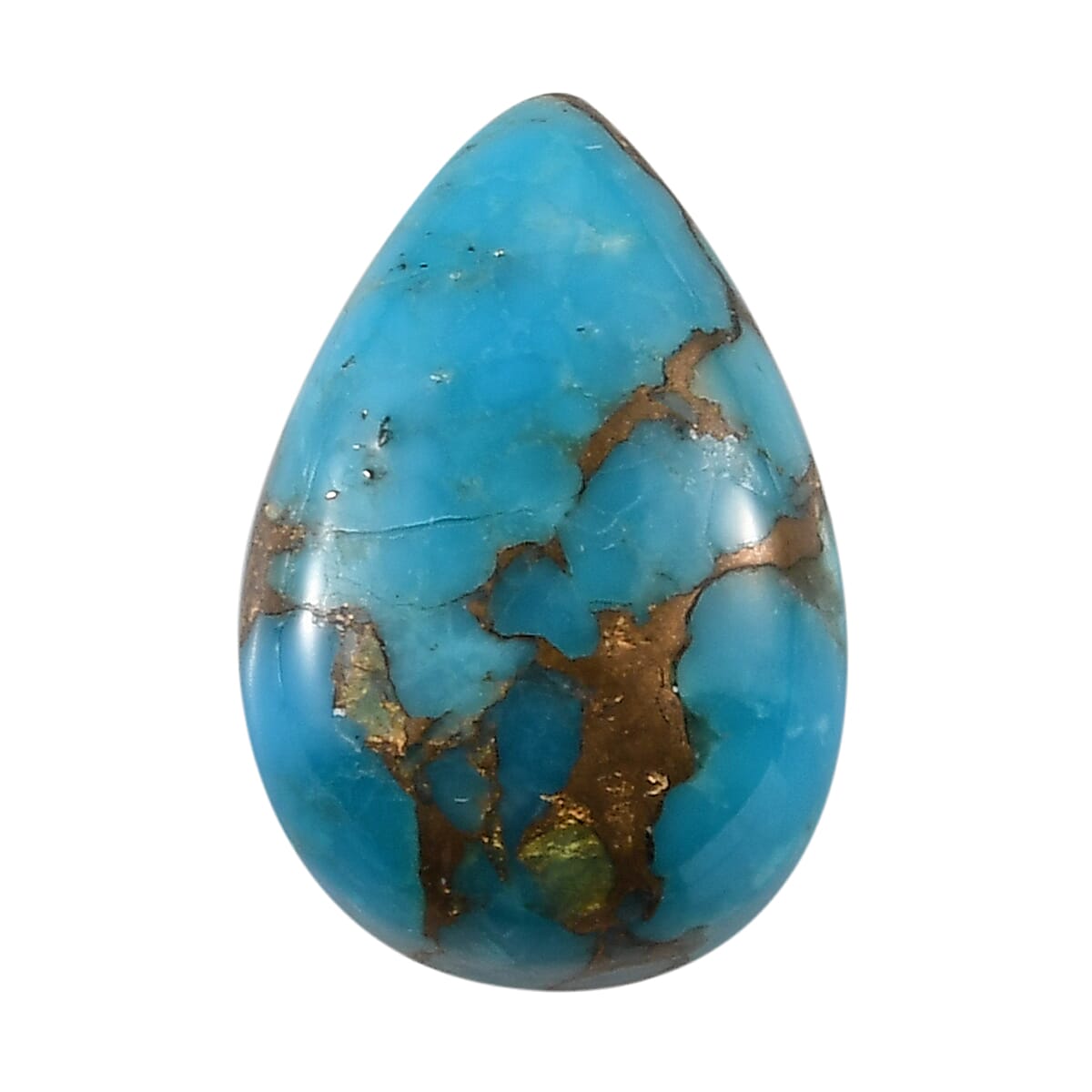 AA Mojave Blue Turquoise (Pear 15x10 mm) 4.74 ctw | Loose Gem | Loose Gemstones | Loose Stones | Jewelry Stones image number 0