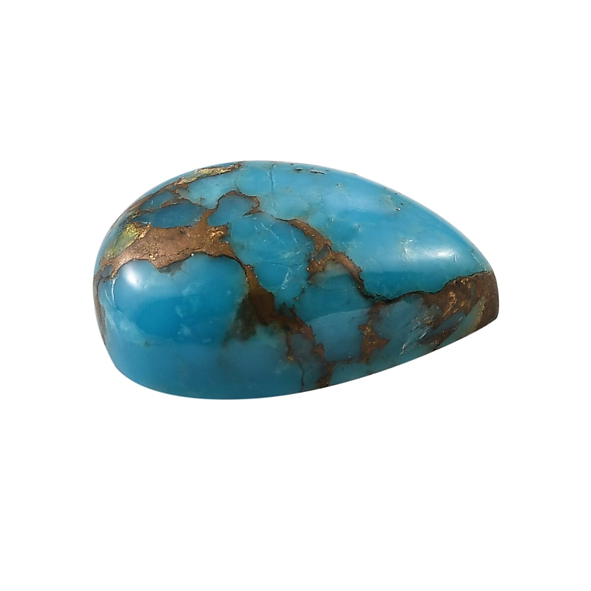 AA Mojave Blue Turquoise (Pear 15x10 mm) 4.74 ctw | Loose Gem | Loose Gemstones | Loose Stones | Jewelry Stones image number 1