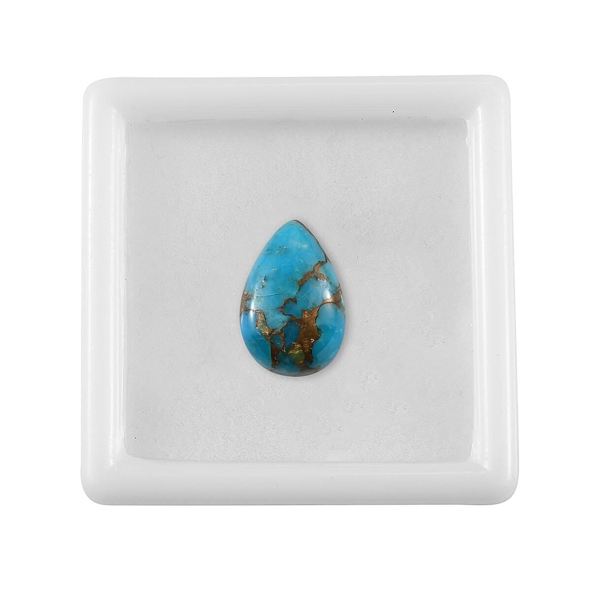 AA Mojave Blue Turquoise (Pear 15x10 mm) 4.74 ctw | Loose Gem | Loose Gemstones | Loose Stones | Jewelry Stones image number 2