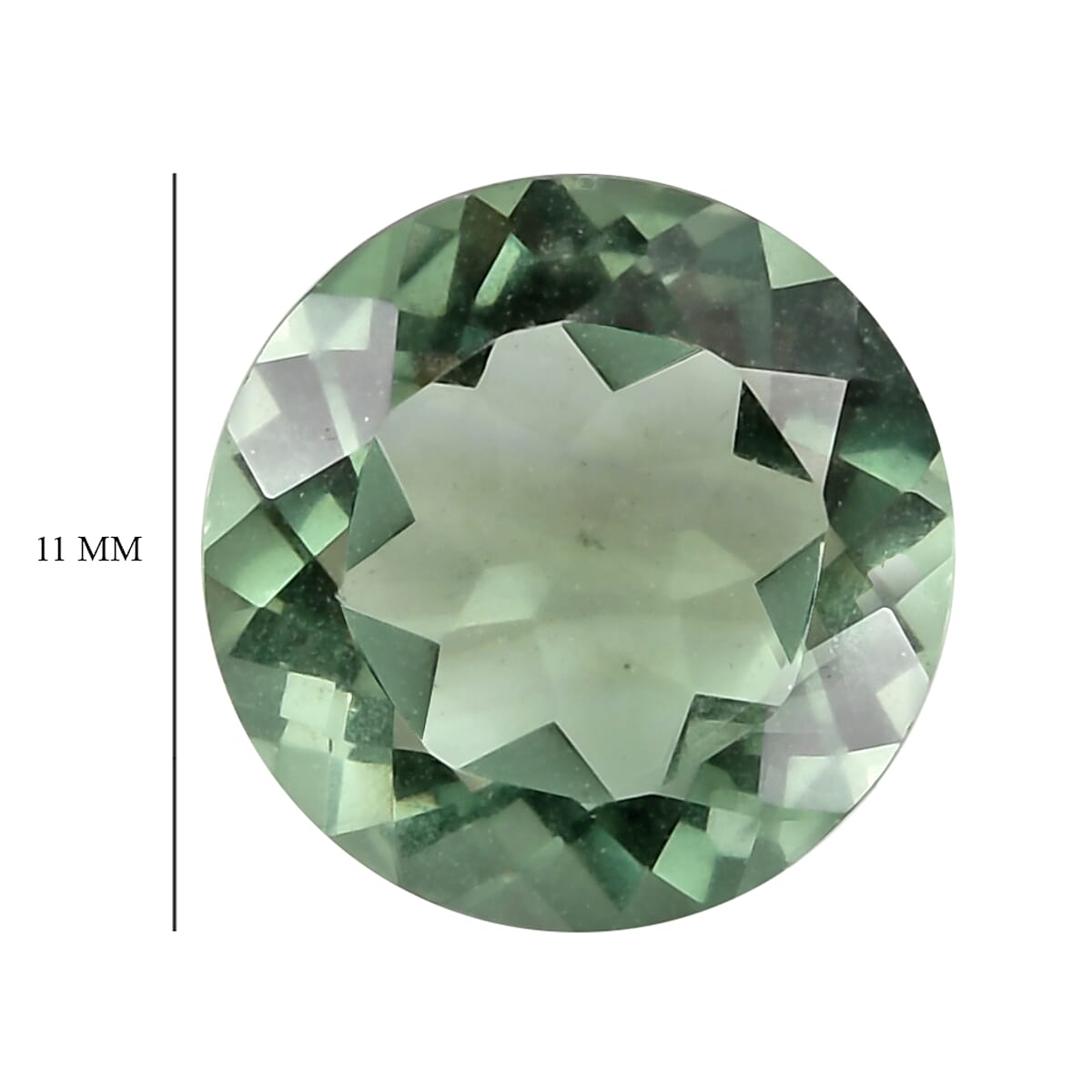 AA Green Fluorite (Rnd 11 mm) 5.32 ctw image number 3