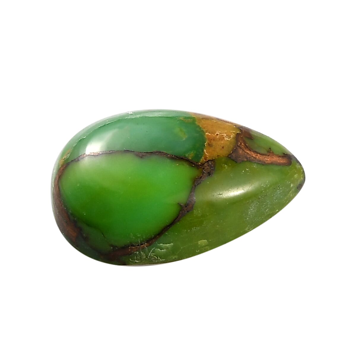 AA Mojave Green Turquoise Set of 3 (Pear 10x7 mm) 5.44 ctw image number 1