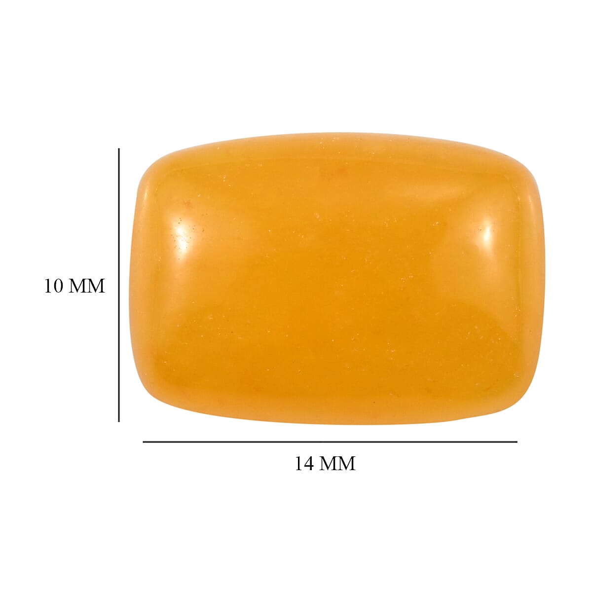 AA Honey Jade (Cush 14x10 mm) 7.72 ctw image number 3