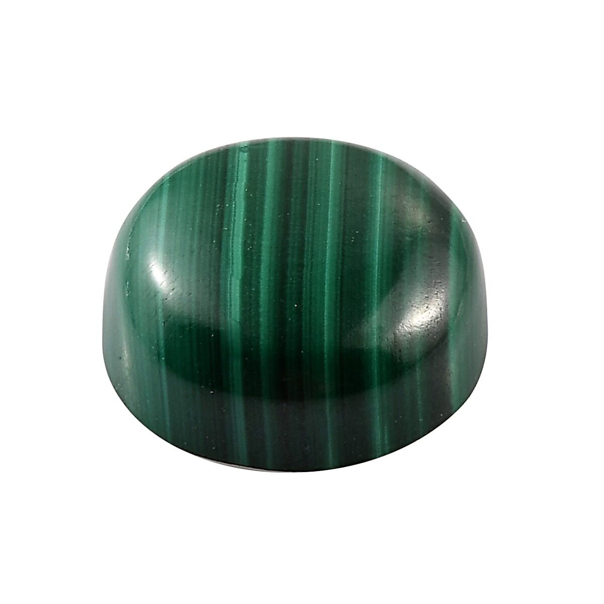 African Malachite (Rnd 11 mm) 4.72 ctw | Loose Gem | Loose Gemstones | Loose Stones | Jewelry Stones image number 1