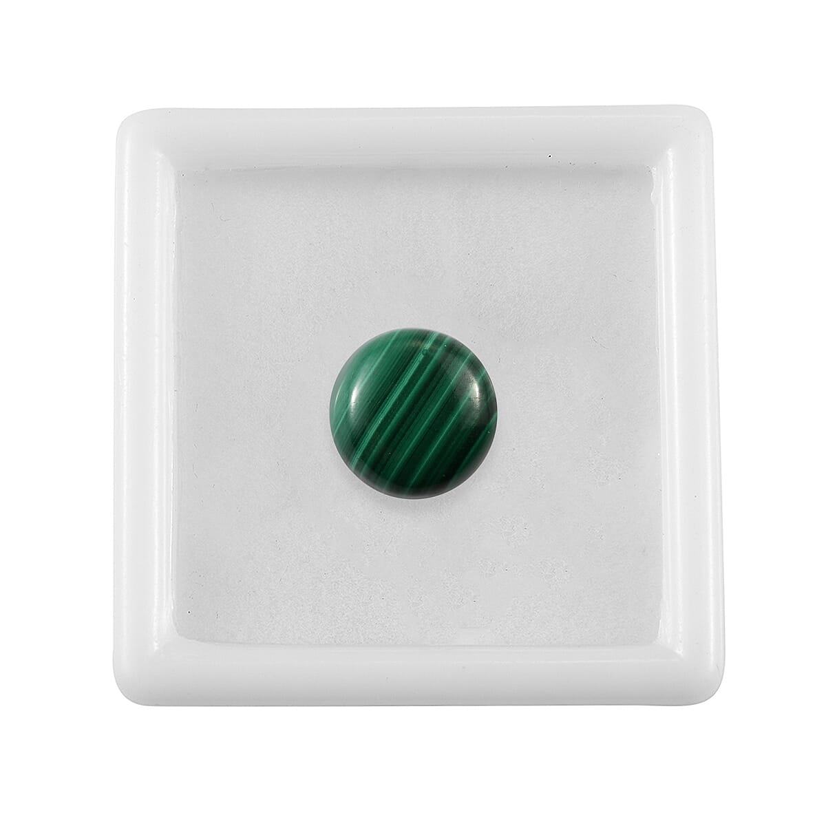 African Malachite (Rnd 11 mm) 4.72 ctw | Loose Gem | Loose Gemstones | Loose Stones | Jewelry Stones image number 2