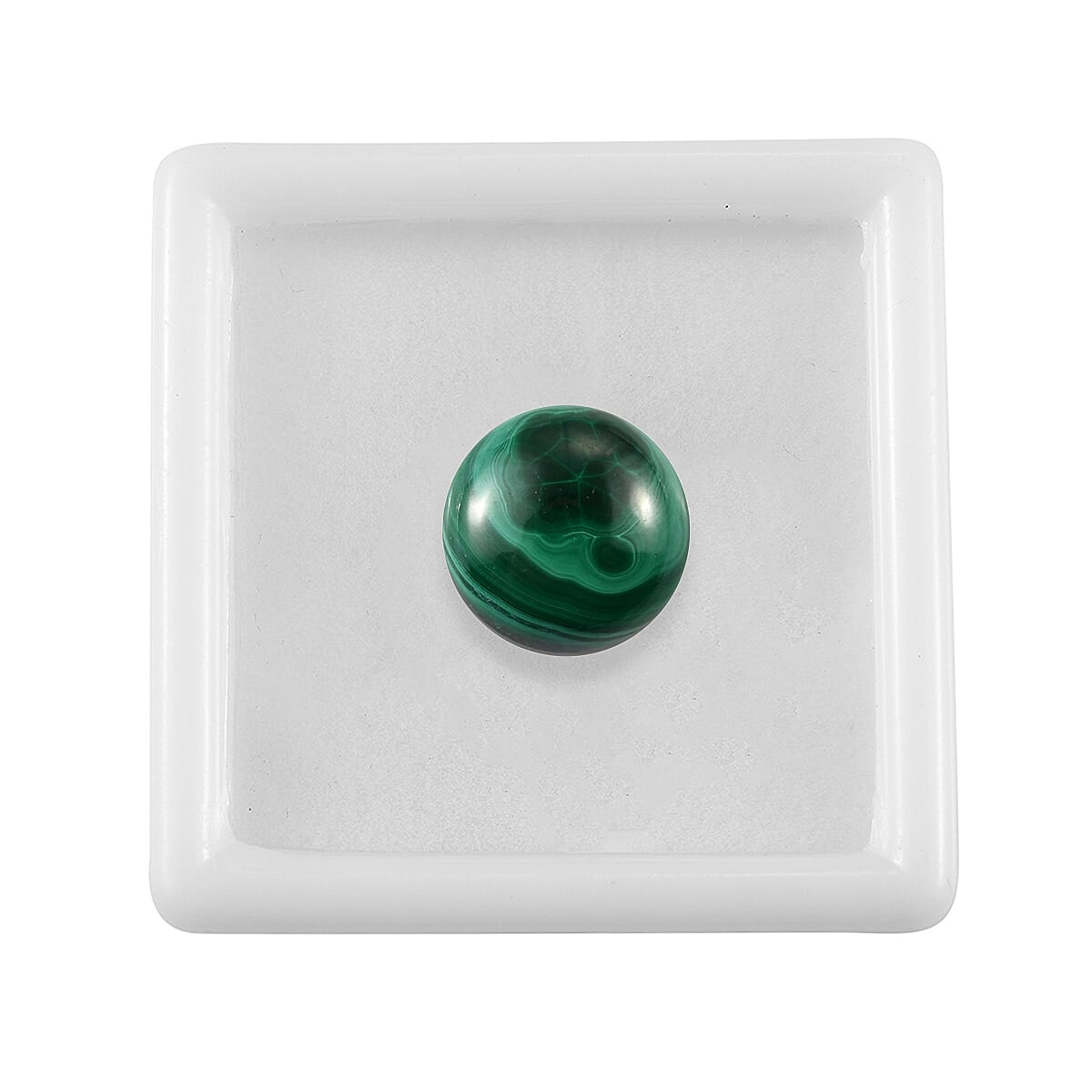 African Malachite (Rnd 12 mm) 6.20 ctw | Loose Gem | Loose Gemstones | Loose Stones | Jewelry Stones