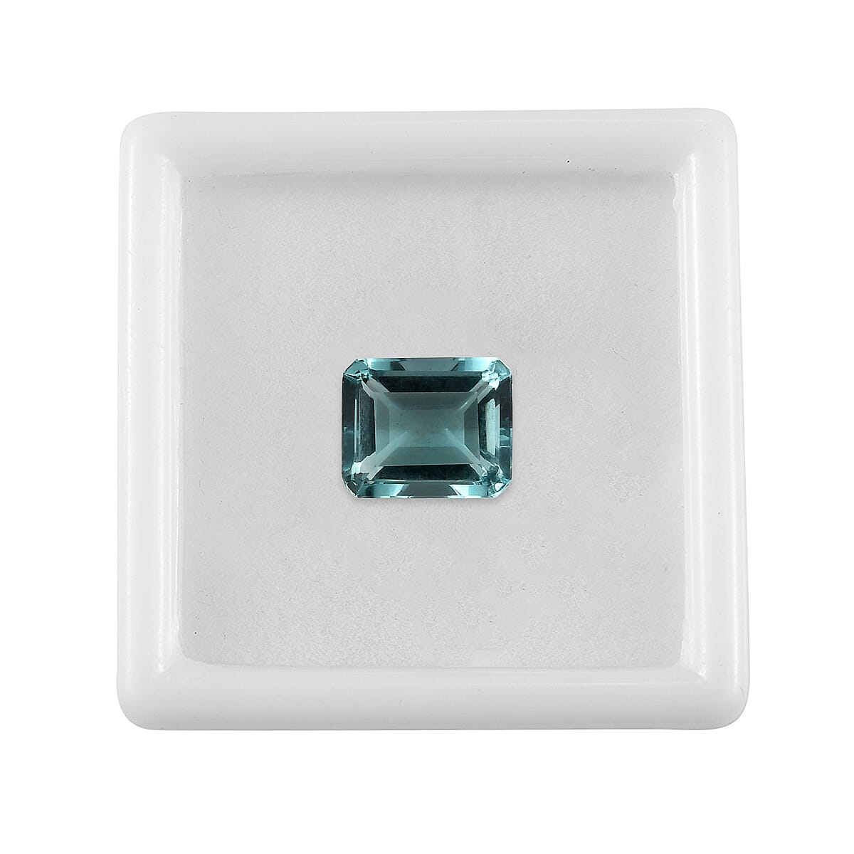 AAA Teal Fluorite (Oct 11x9 mm) 4.84 ctw | Loose Gem | Loose Gemstones | Loose Stones | Jewelry Stones image number 2