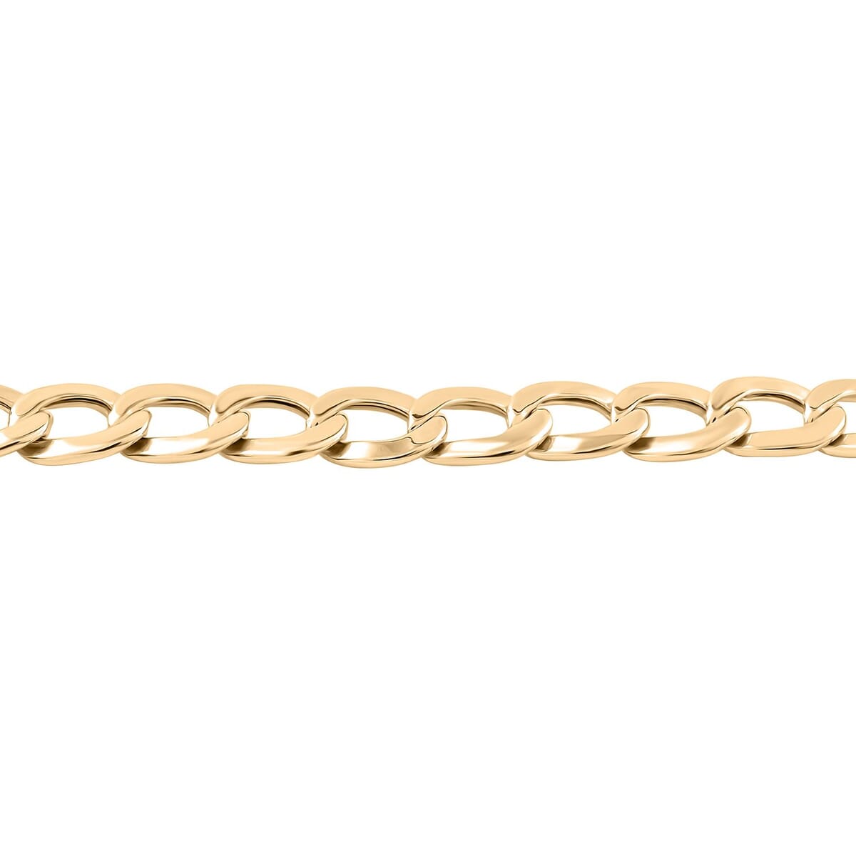 10K Yellow Gold 5.5mm Curb Chain Bracelet (8.00 In) 3.80 Grams image number 2