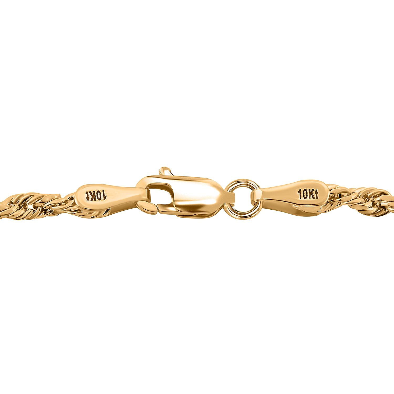 10K Yellow Gold 3mm Rope Bracelet (7.50 In) 1.90 Grams