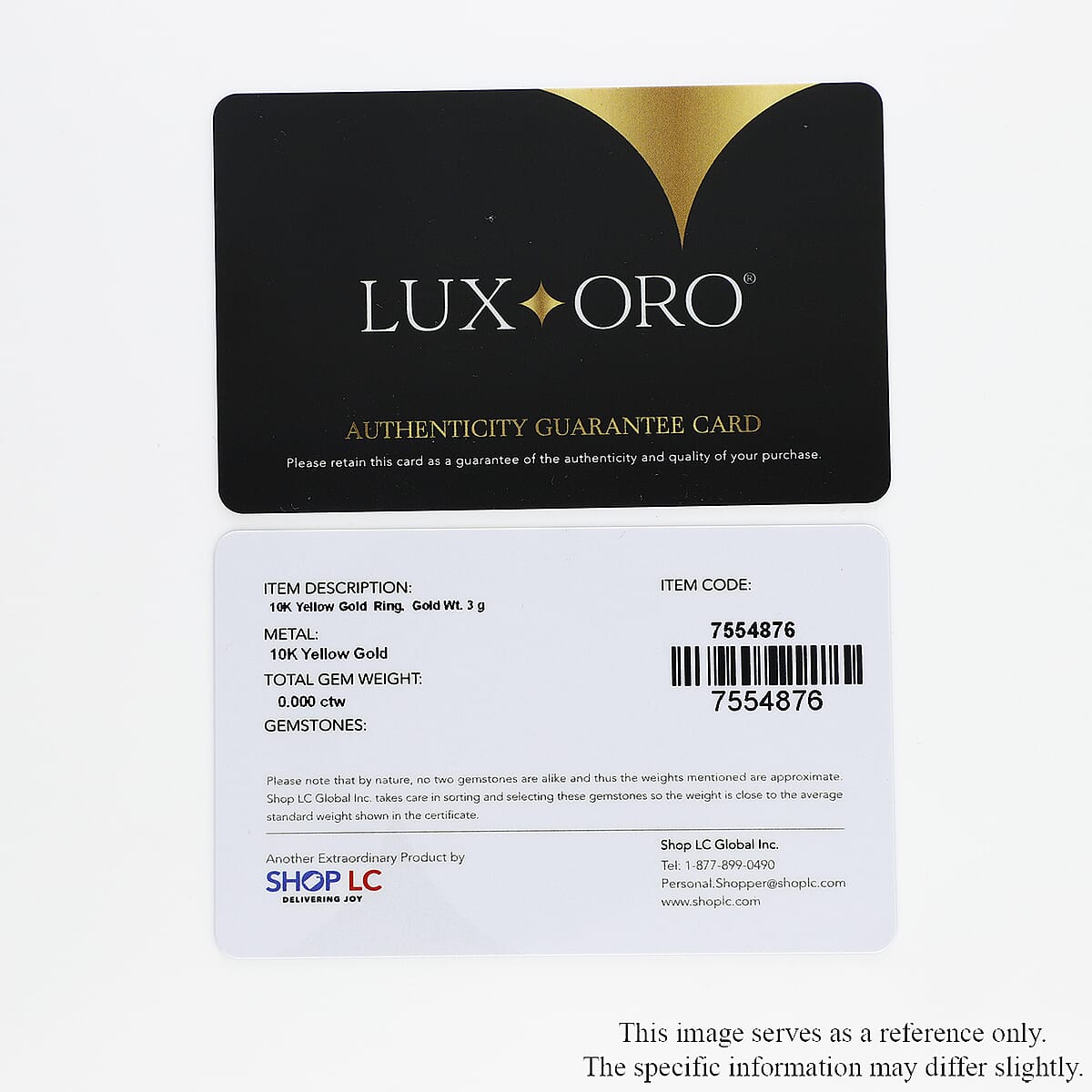 Luxoro 10K Yellow Gold Rope Chain Ring 2.50 Grams image number 5