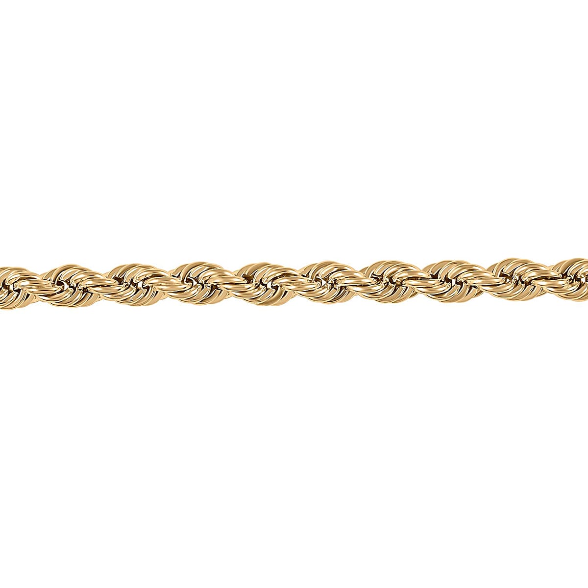 10K Yellow Gold 5mm Rope Bracelet (8.00 In) 4.20 Grams image number 2