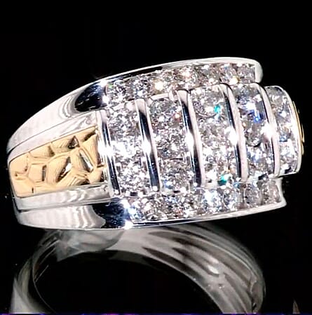 9 / White Diamond / 10K Gold - Product card gallery slide 2 (10177122861369)