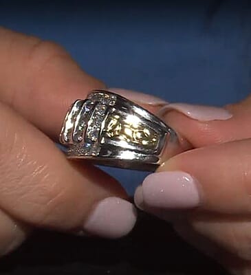 10K White Gold Diamond Men's Ring (Size 9.0) 10.90 Grams 1.50 ctw