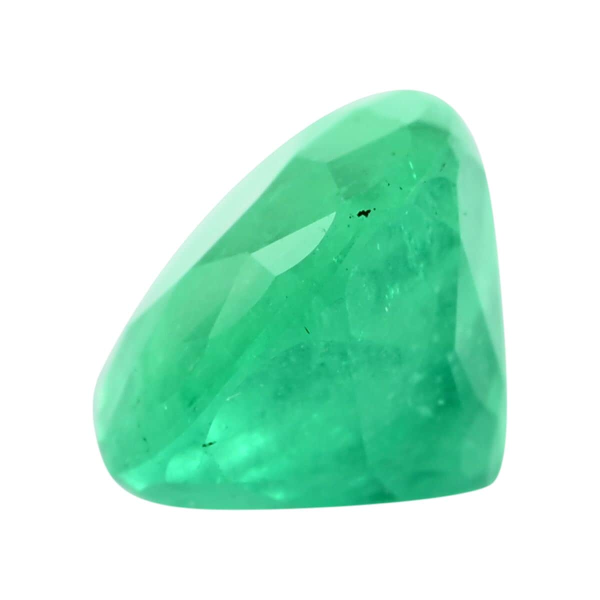 Certified & Appraised AAAA Boyaca Colombian Emerald (Pear Free Size) 2.00 ctw image number 1