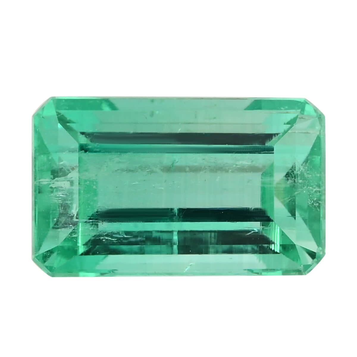 Certified & Appraised AAAA Boyaca Colombian Emerald (Oct Free Size) 2.00 ctw image number 0