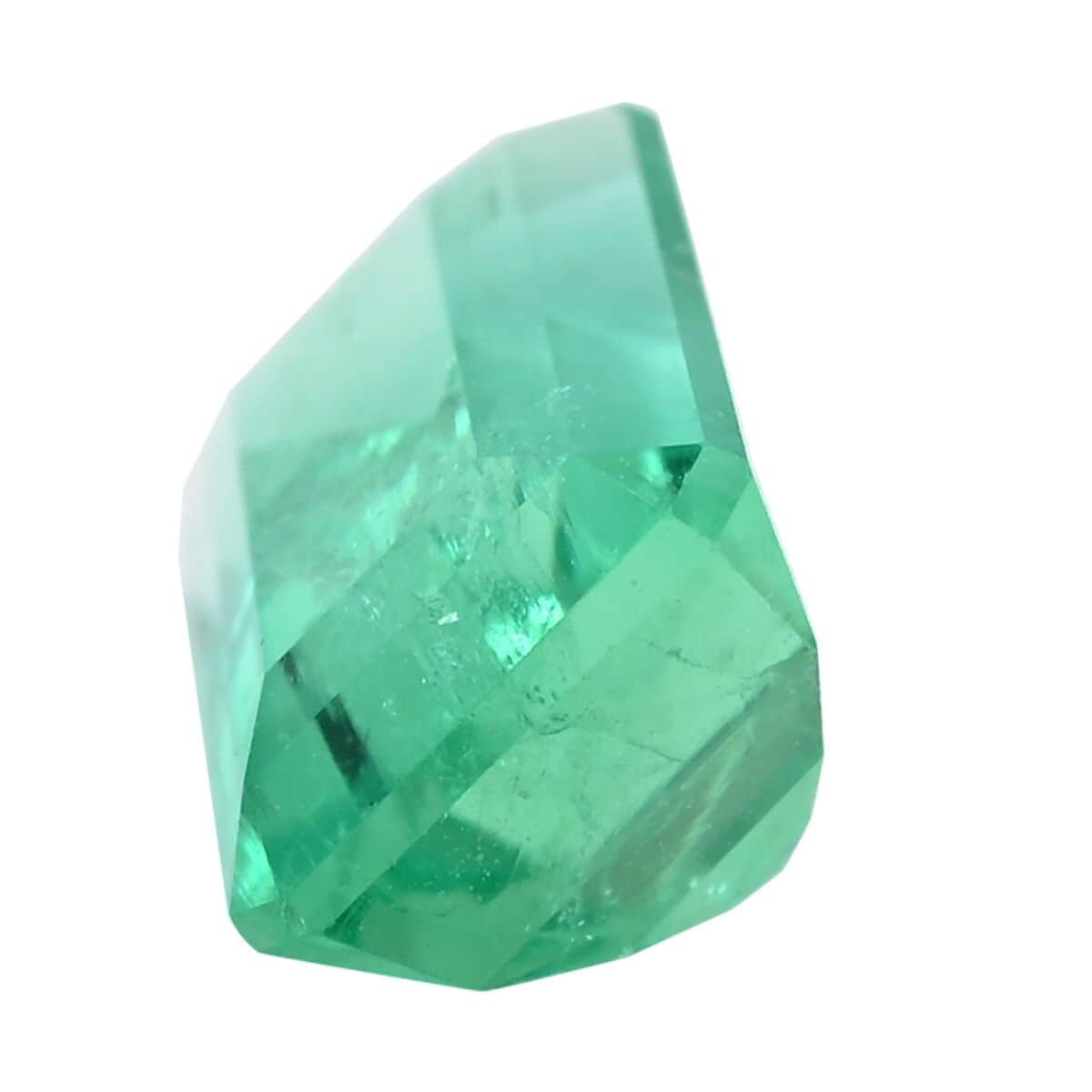 Certified & Appraised AAAA Boyaca Colombian Emerald (Oct Free Size) 2.00 ctw image number 1