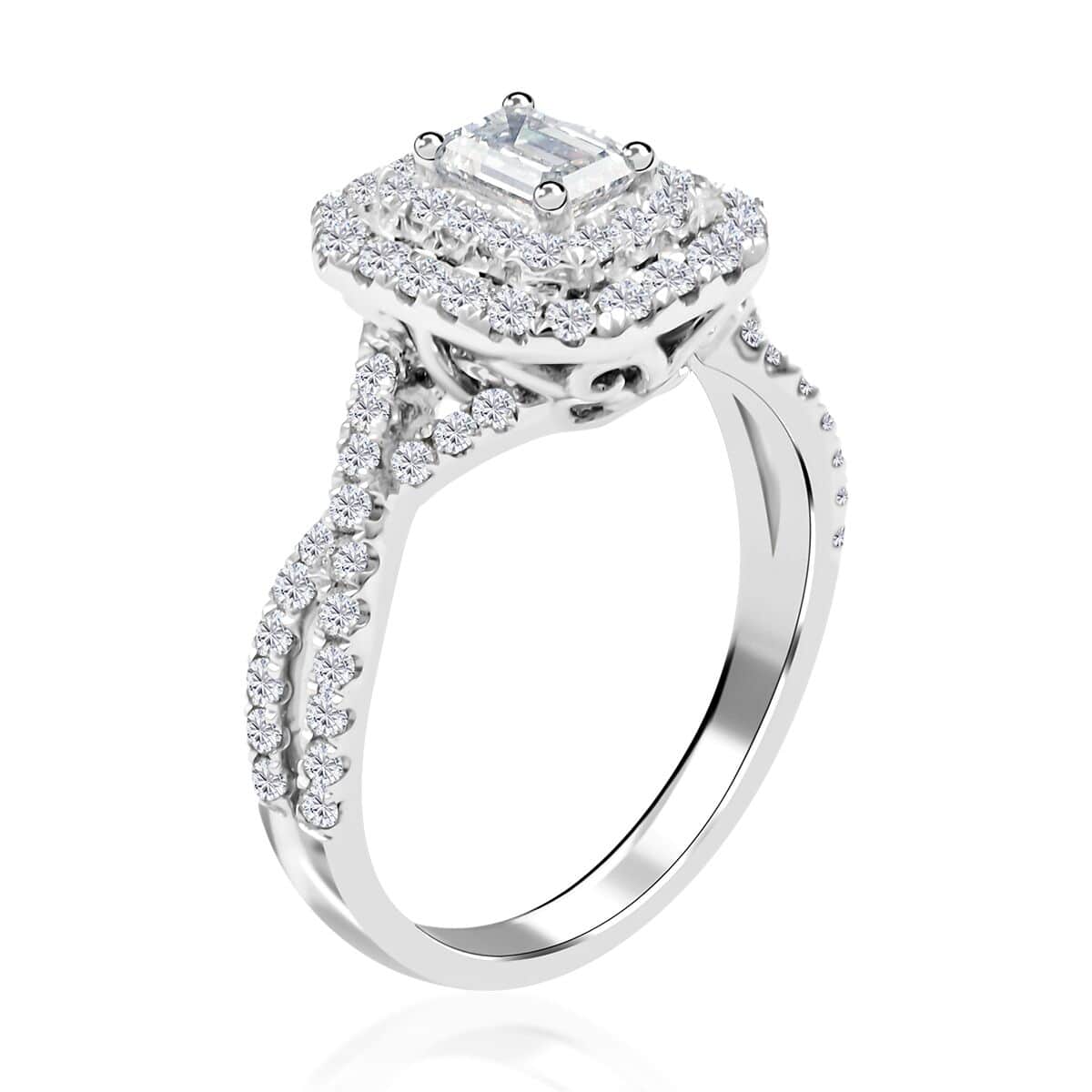 Modani 950 Platinum Diamond SI - GH Ring (Size 10.0) 7 Grams 1.30 ctw (Del. in 15-20 Days) image number 3