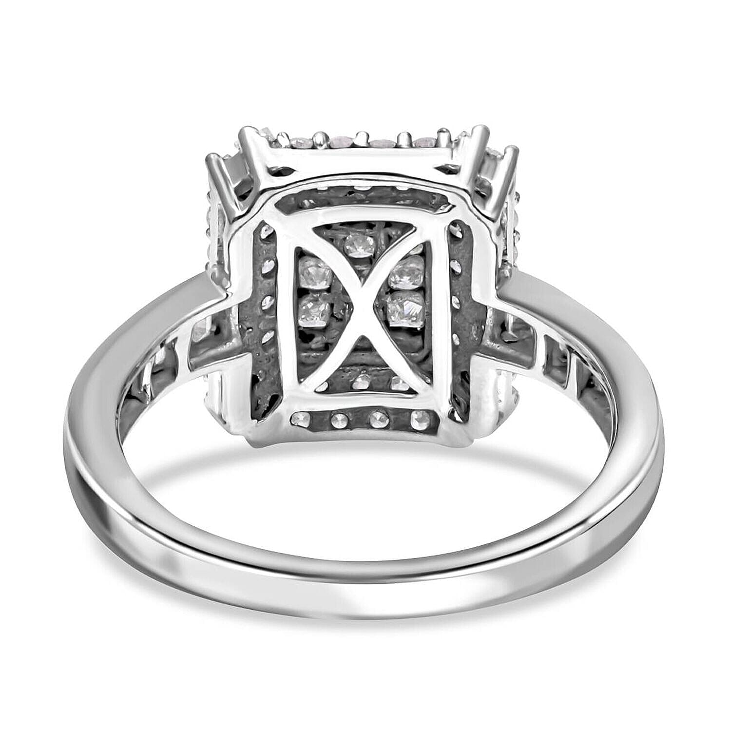 Diamond I1 0.53 ctw Ring in 14K White Gold (Size 10.0)