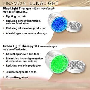 LunaMour LunaLight Ultimate Radiance LED Light Therapy Device (lifetime warranty)