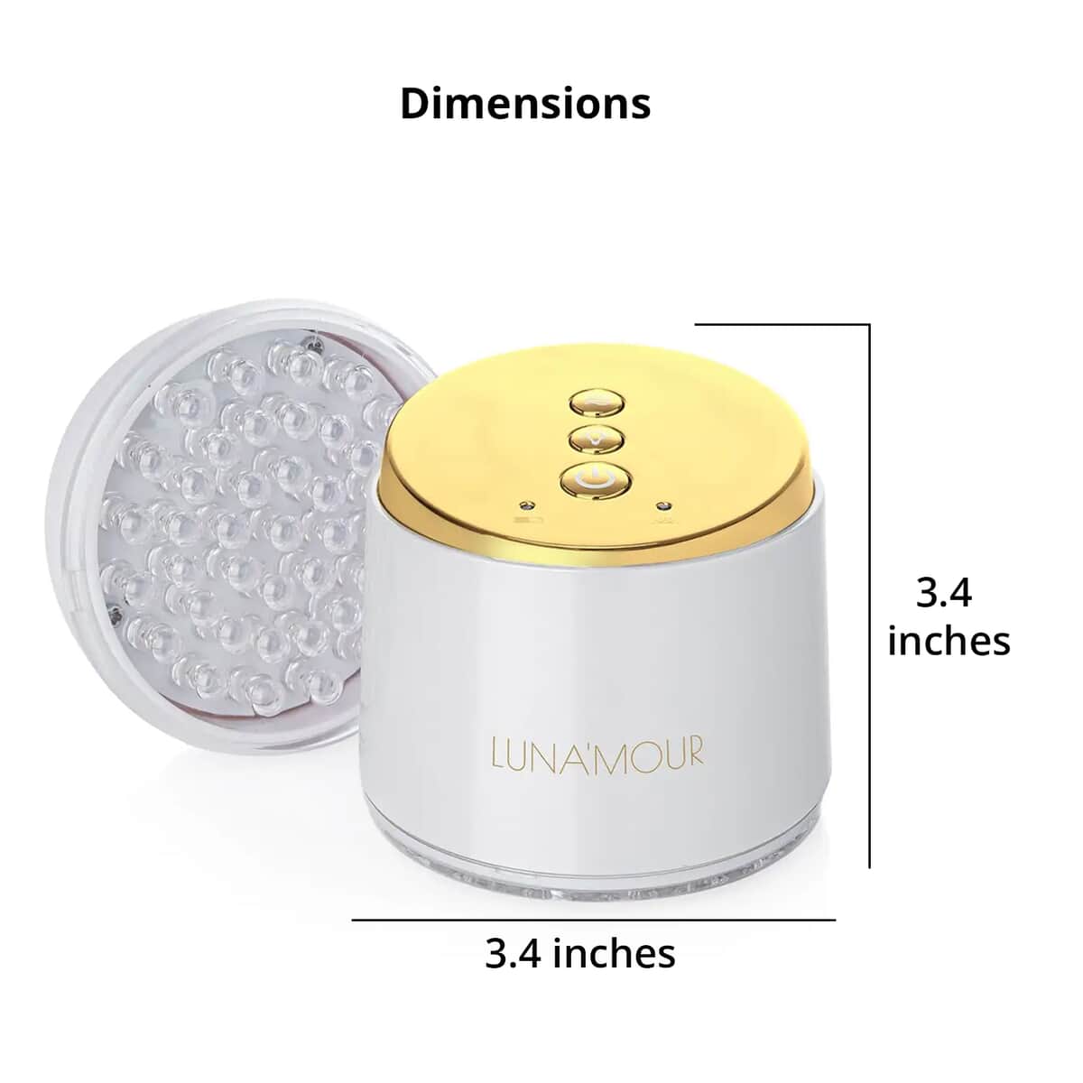 LunaMour LunaLight Ultimate Radiance LED Light Therapy Device (lifetime warranty) image number 4