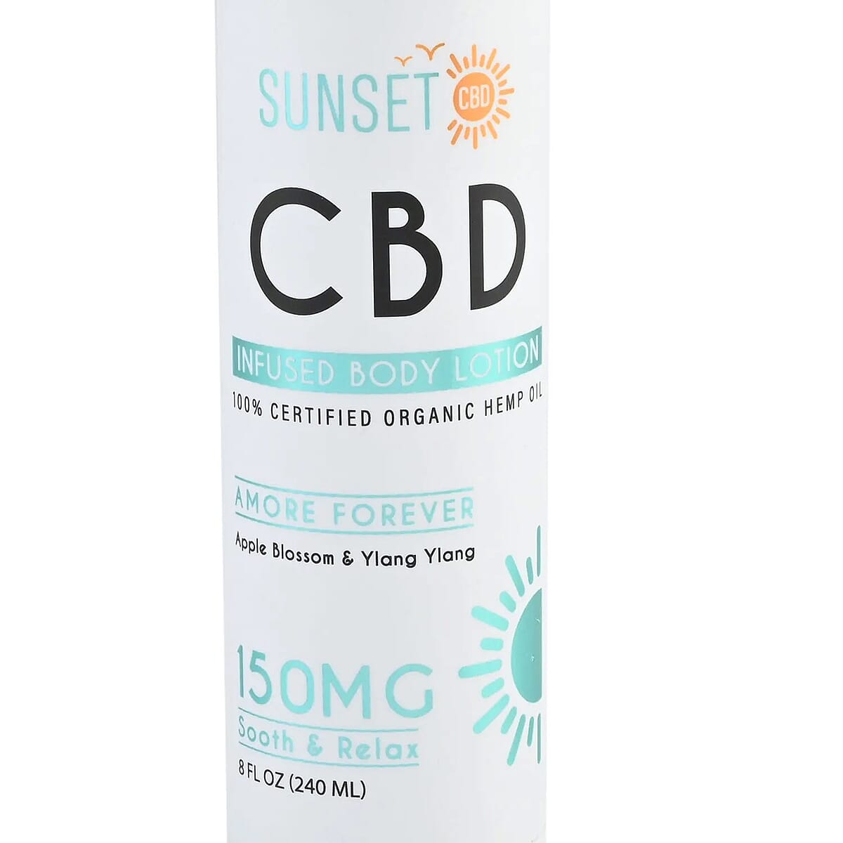 Sunset CBD Infused Lotion 150MG - Amore Forever (Apple Blossom & Ylang Ylang) image number 4