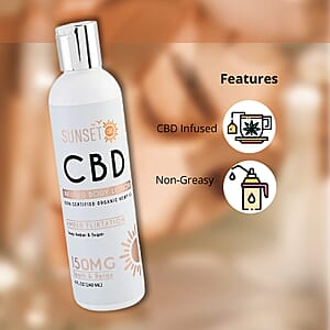 Sunset CBD Infused Lotion 150MG - Amber Flirtation (Deep Amber & Sugar)
