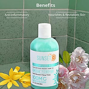 Sunset CBD Infused Body Wash 100MG - Amore Forever (Apple Blossom & Ylang Ylang)
