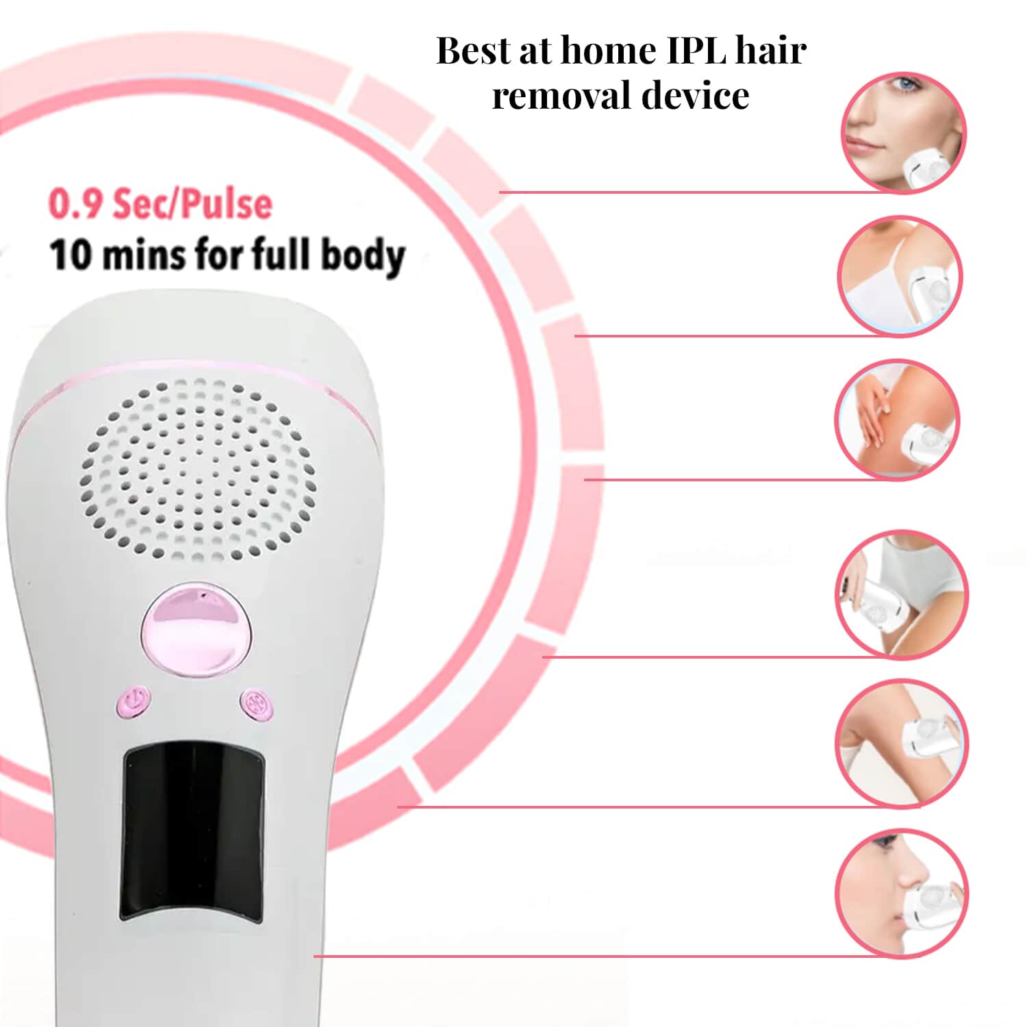 Luna Mour ICE Cool IPL Hair Removal Device Photofacial