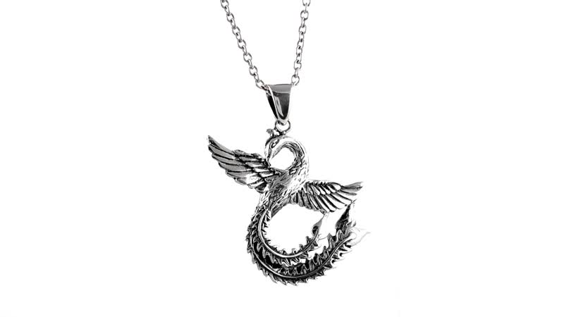 Bali Legacy Sterling Silver Phoenix Pendant 12 Grams