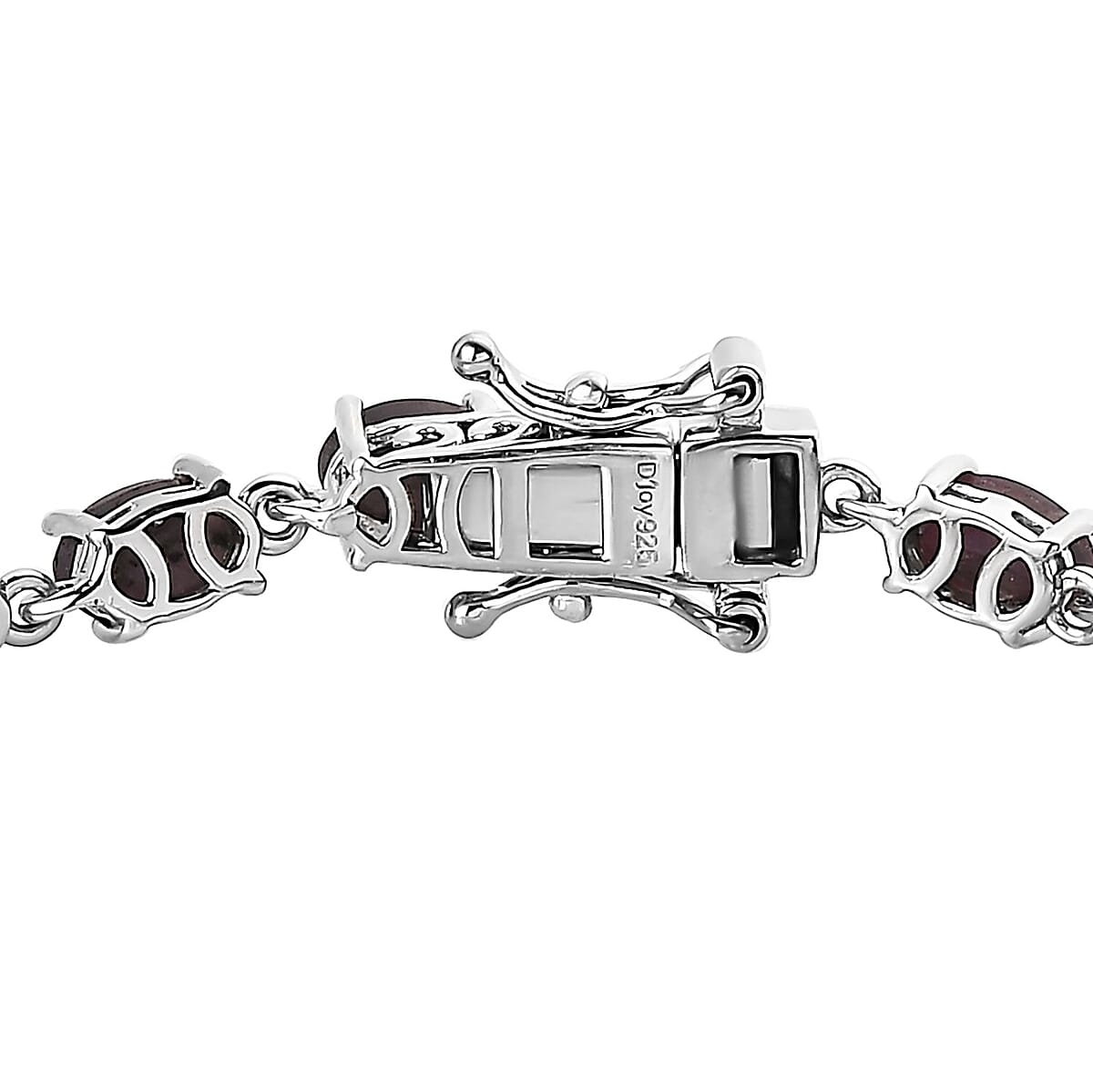 Indian Star Ruby Bracelet in Platinum Over Sterling Silver (6.50 In) 17.90 ctw image number 3