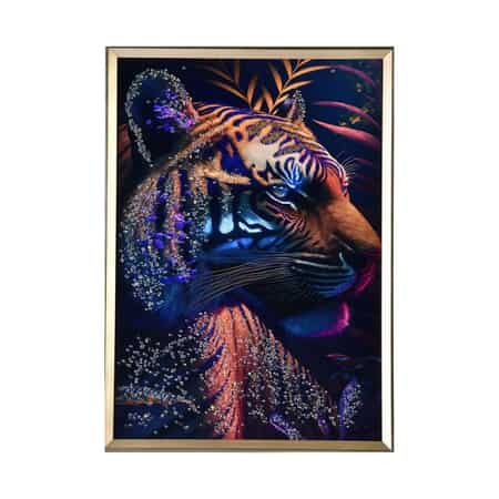 Sparkly Selections Black Light Tiger Diamond Painting Kit, Square