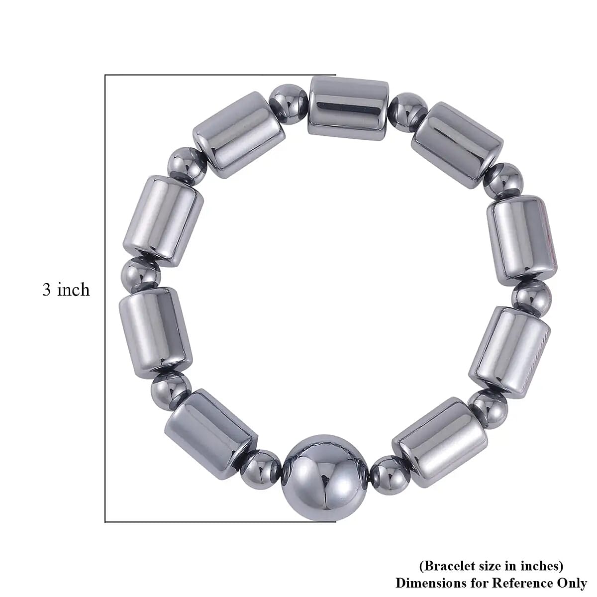 Terahertz 143.00 ctw Round and Barrel Stretch Bracelet