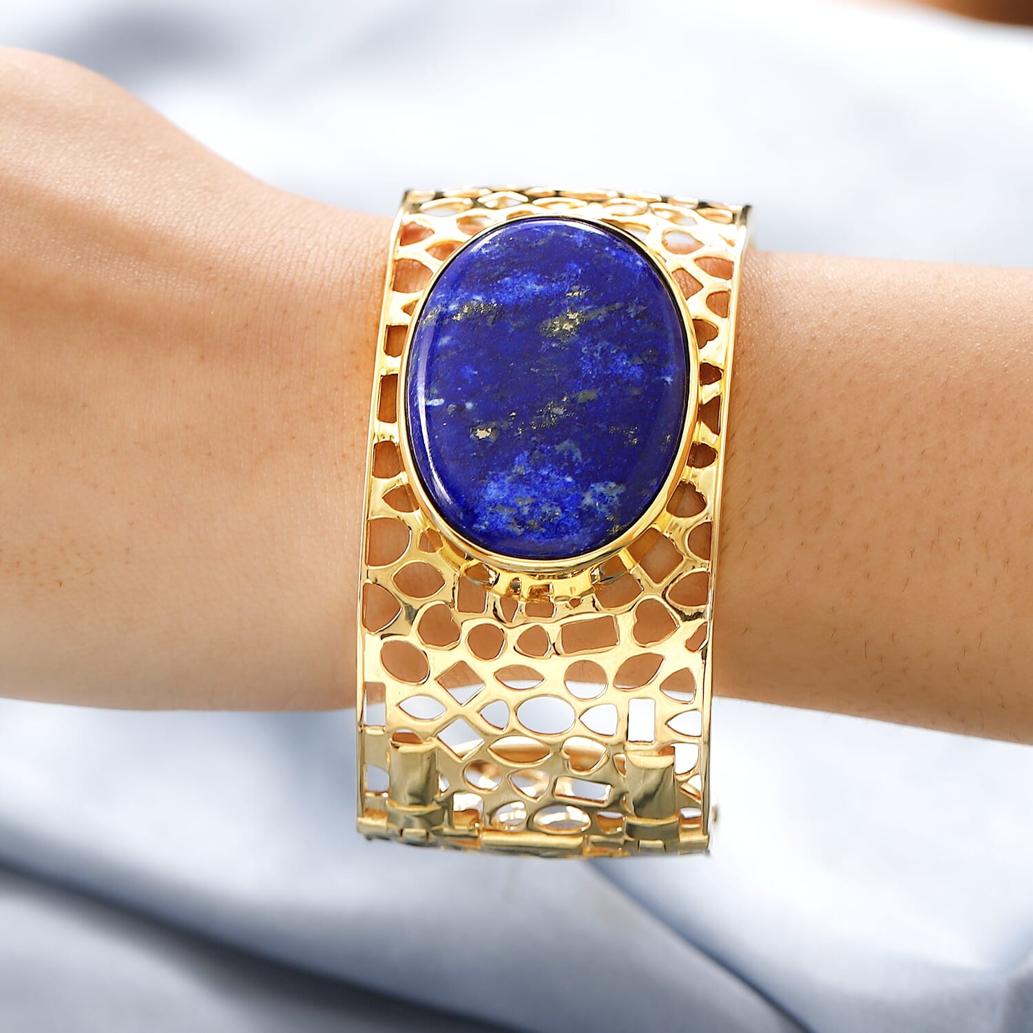 Lapis lazuli hot sale cuff bracelet