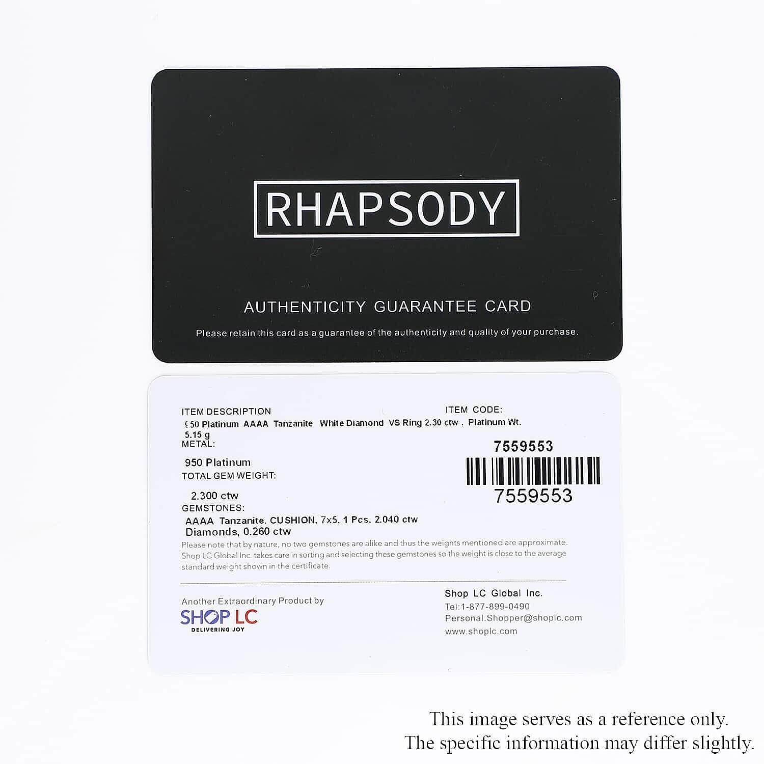 Certified and Appraised Rhapsody 950 Platinum AAAA Tanzanite and E-F VS Diamond Ring (Size 10.0) 5.15 Grams 2.30 ctw