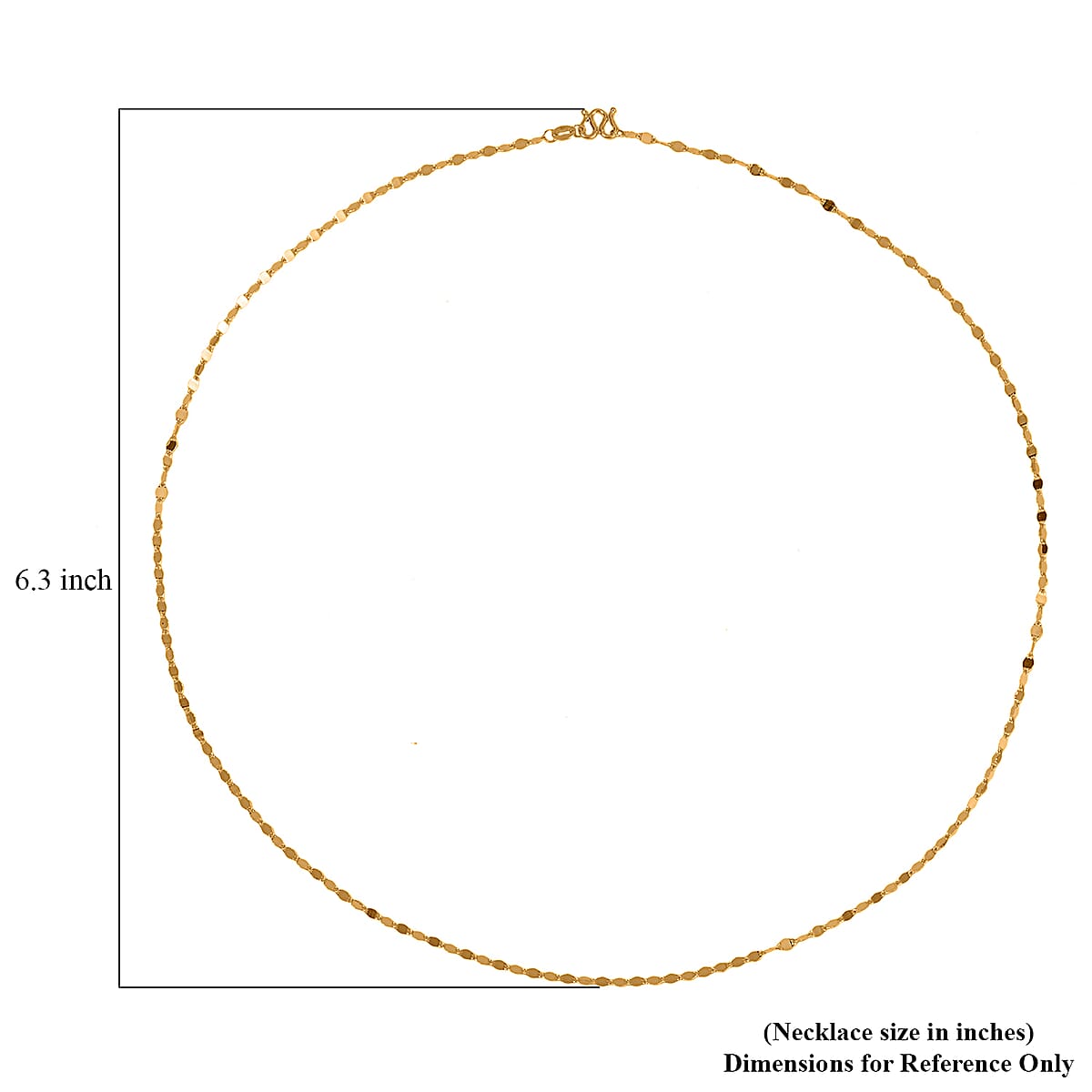 24K Yellow Gold Link Chain Necklace 20 Inches 3.15 Grams image number 4