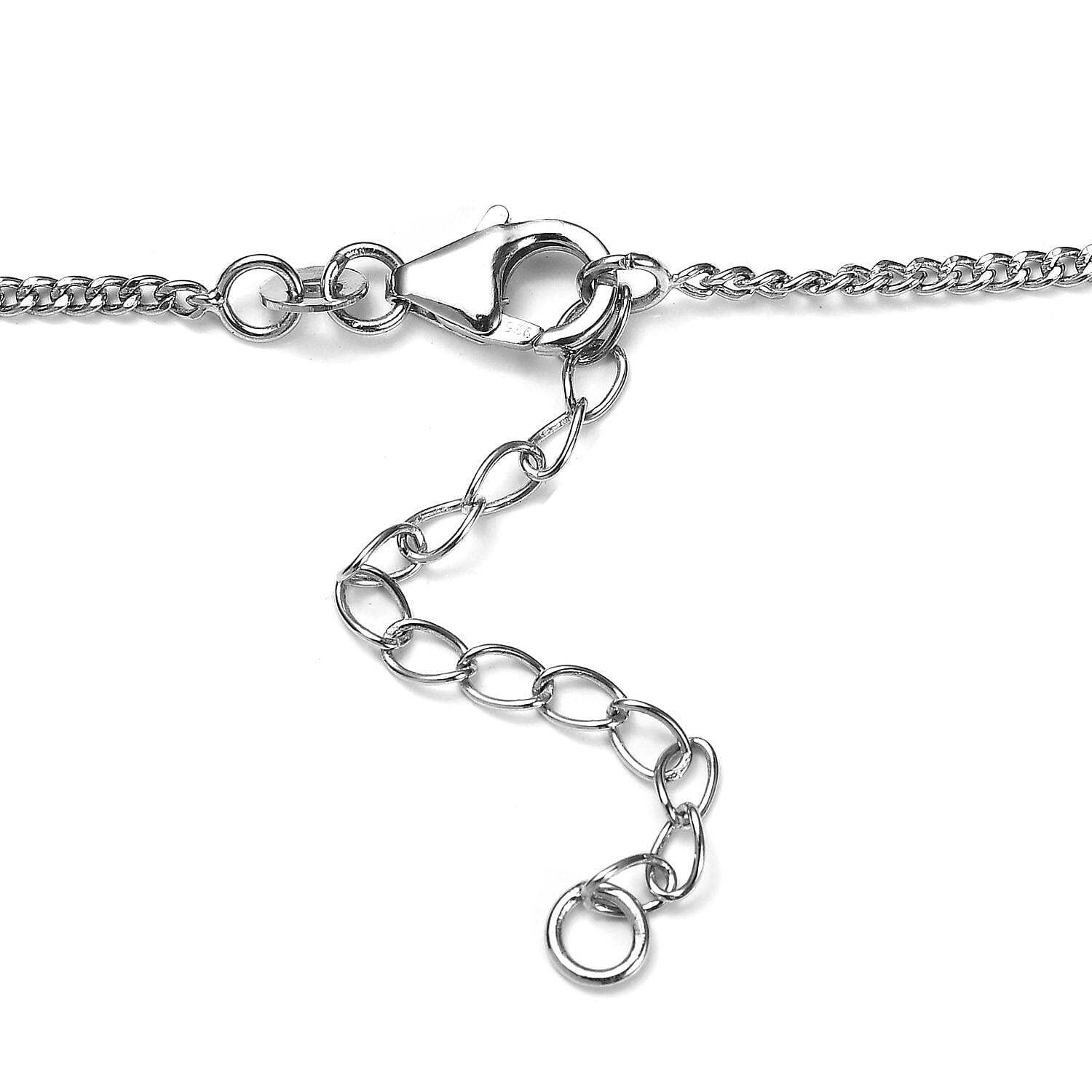 Niassa Ruby (FF) Multi Strand Necklace 18 Inches in Platinum Over Sterling Silver 46.00 ctw