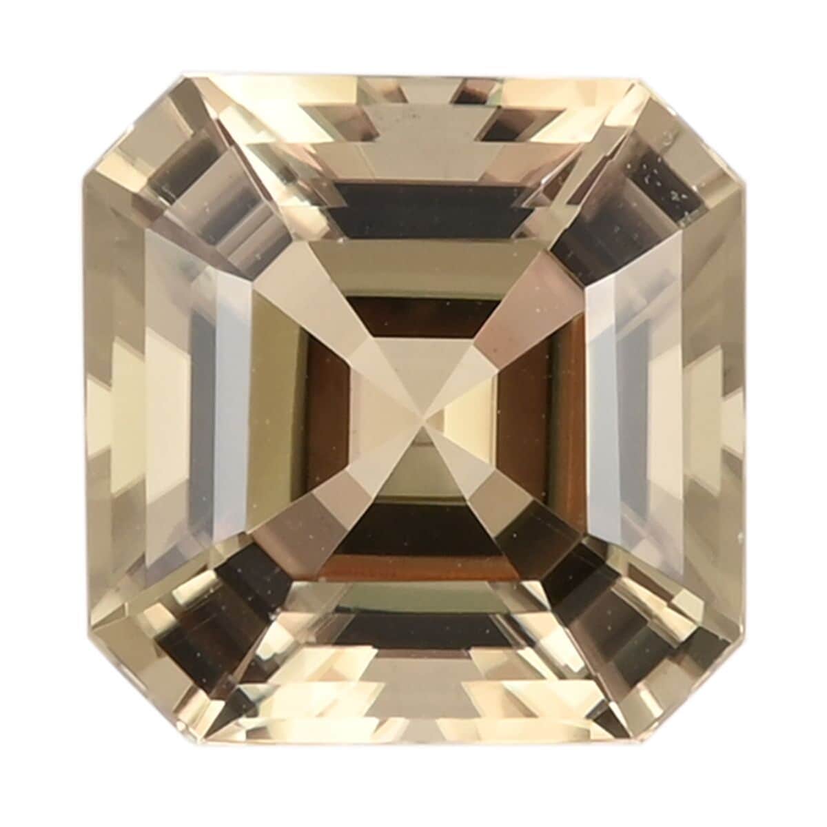 Certified and Appraised Asscher Cut AAAA Turkizite (Sqr Free Size) 4.00 ctw image number 0