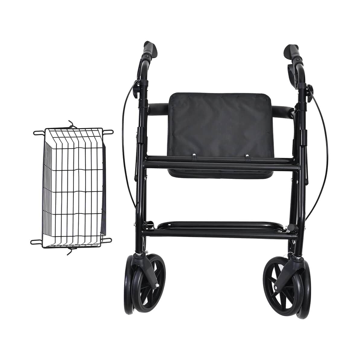 Black Multifunctional Walking Chair image number 1