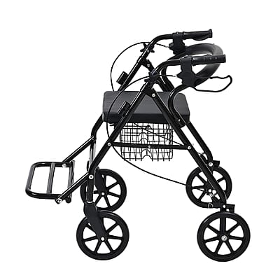 Livmore Black Multifunctional Walking Chair (8 kg)