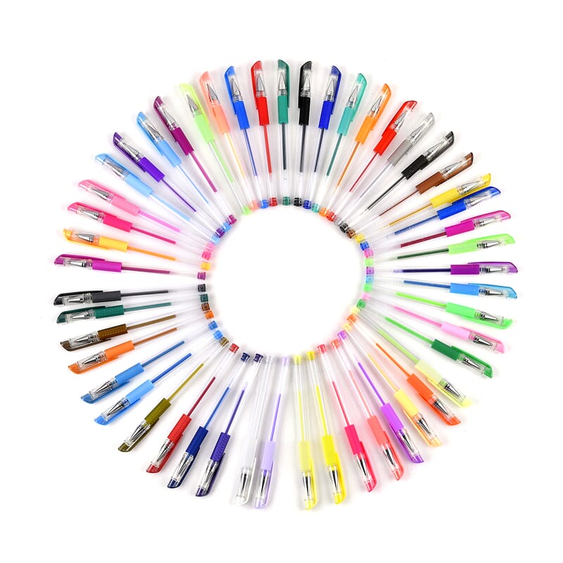 Set of 50 Multi Color Gel Pens