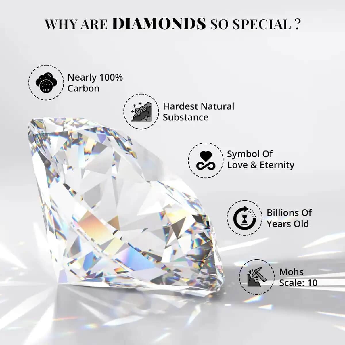 White Diamond Ring, Platinum Over Sterling Silver Ring, Diamond Band Ring, Diamond Jewelry 0.50 ctw (Size 9.0) image number 3