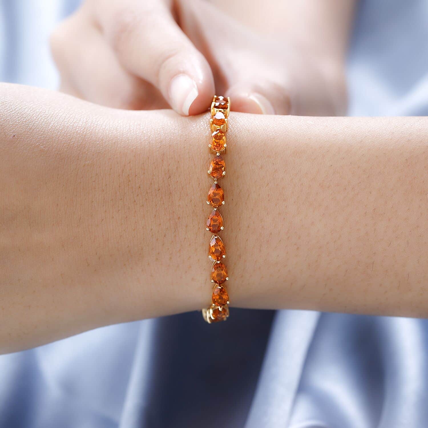 Citrine tennis online bracelet