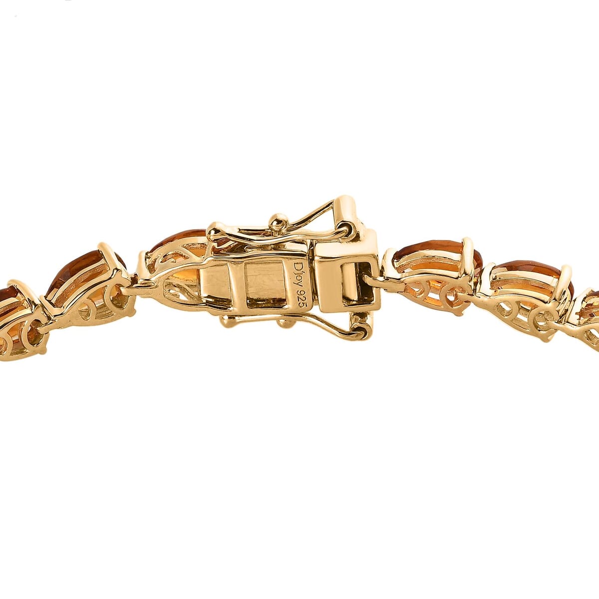 Santa Ana Madeira Citrine Tennis Bracelet in Vermeil Yellow Gold Over Sterling Silver (7.25 In) 9.35 ctw image number 3