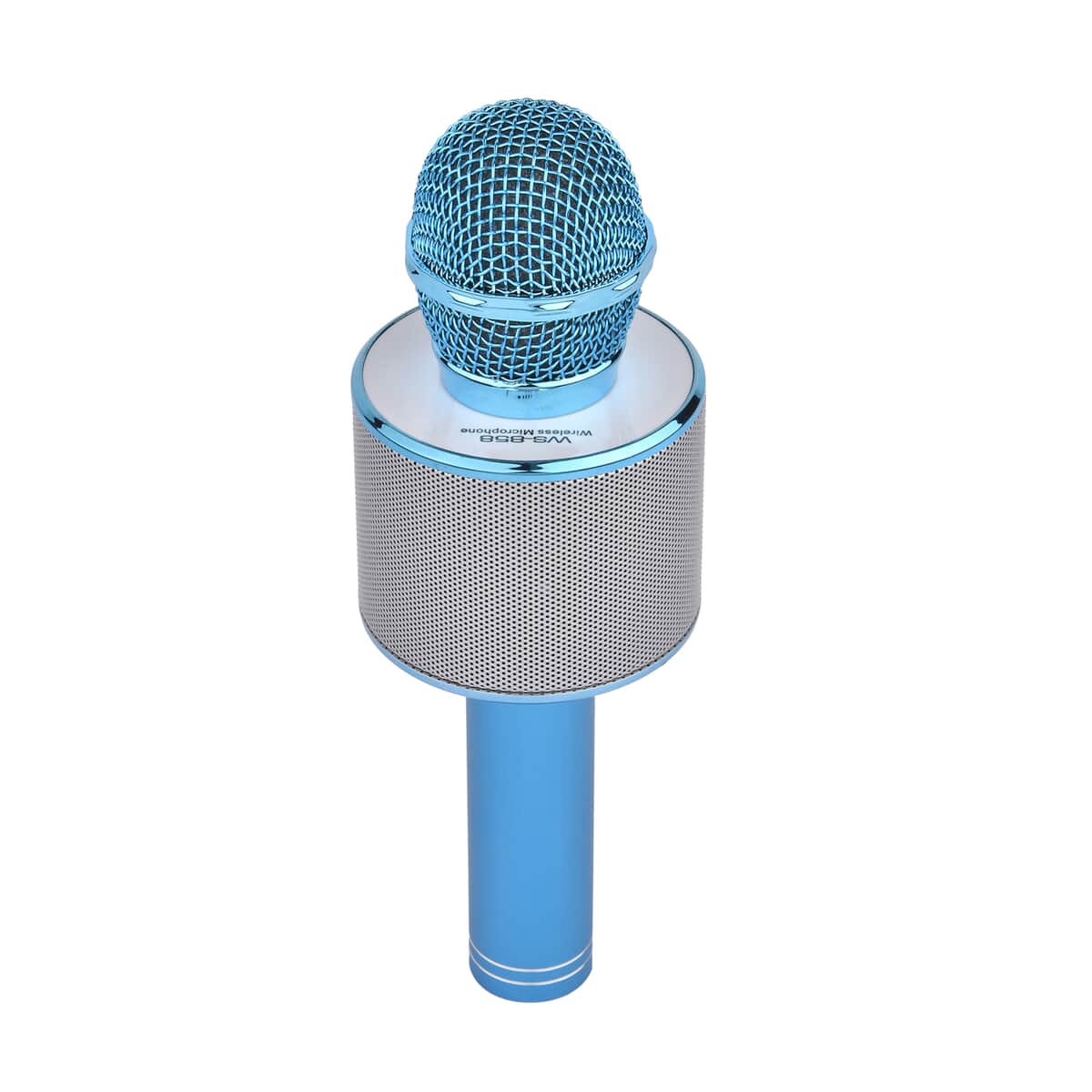 Light Blue Color Wireless Multifunctional Karaoke Microphone HIFI Speaker image number 2