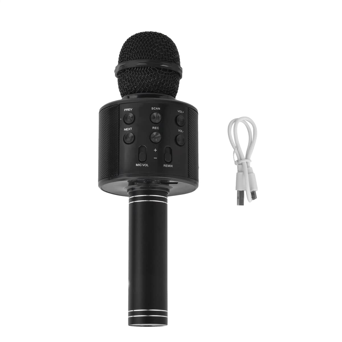 Black Color Wireless Multifunctional Karaoke Microphone HIFI Speaker image number 0