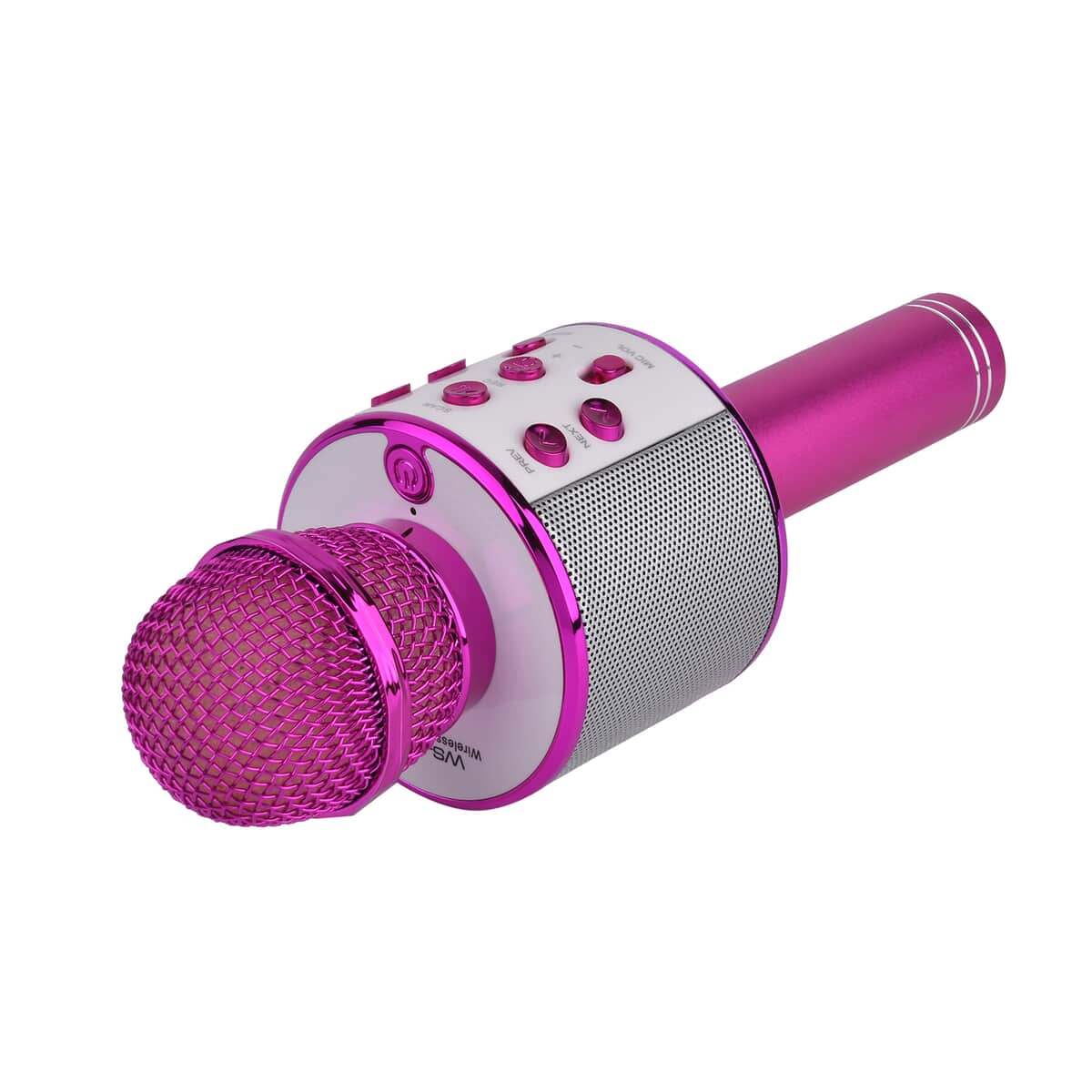 Doorbuster Dark Pink Color Wireless Multifunctional Karaoke Microphone HIFI Speaker image number 4