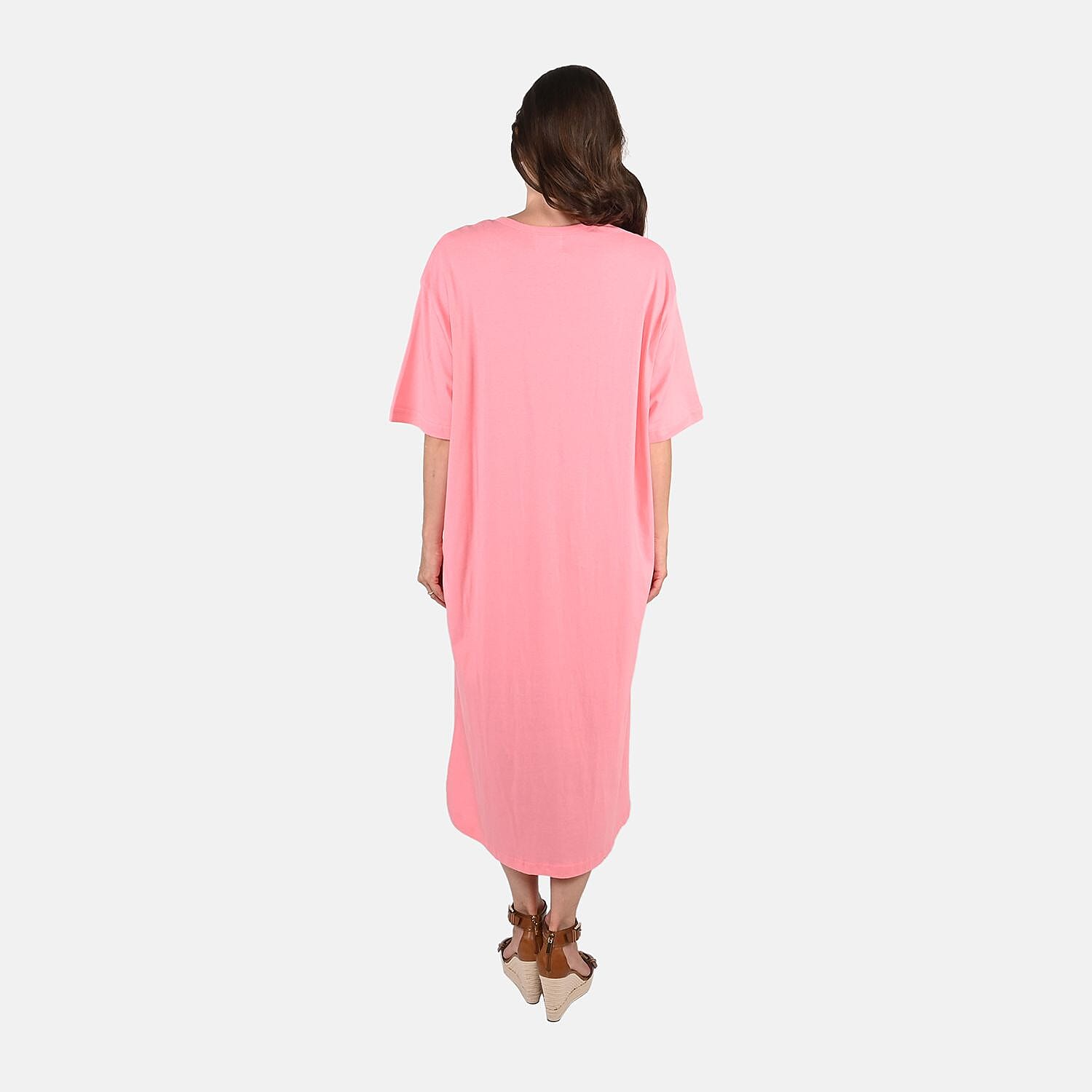 Metropolitan Henley Pink House Dress - One Size Fits up to XXL