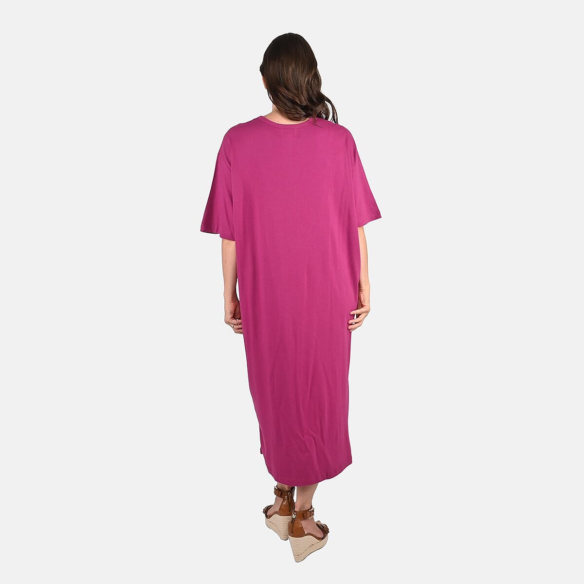 Metropolitan Henley Fuchsia House Dress - One Size Fits up to XXL image number 1