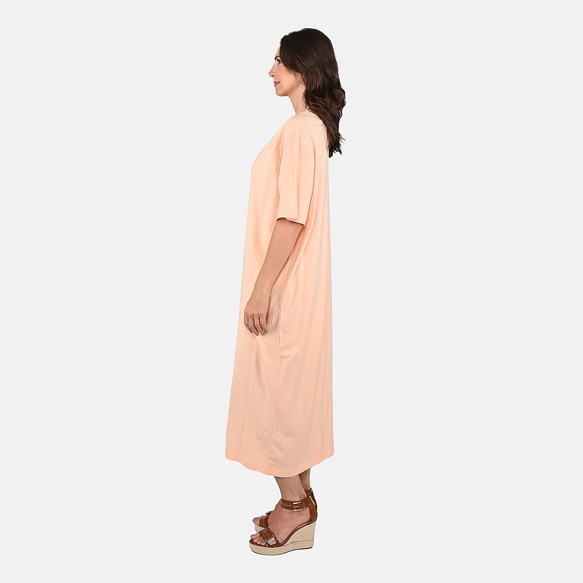 Metropolitan Henley Peach House Dress - One Size Fits up to XXL image number 2